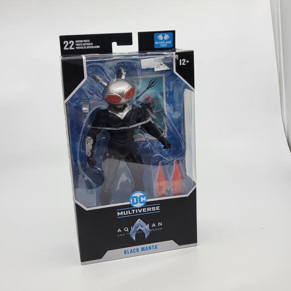 DC Multiverse Aquaman and The Lost Kingdom Black Manta 7" Figure Mcfarlane New - Picture 7 of 11
